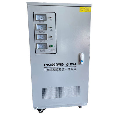 TNS (SG) - 6KVA τριφασική εναλλασσόμενου ρεύματος παροχή ηλεκτρικού ρεύματος Ragulated σπειρών αυτόματη