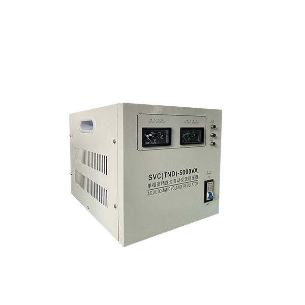 5KVA Αυτοματοποιημένος σταθεροποιητής τάσης 220V Μονό φάση σταθεροποιητής ισχύος εναλλασσόμενου ρεύματος TND ((SVC) - 5000VA