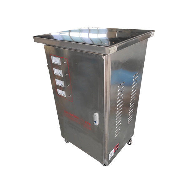 3 αυτόματος ρυθμιστής τάσης φάσης 380V - 220V με την περίφραξη ανοξείδωτου