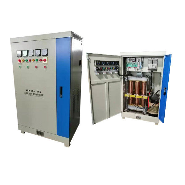 200KVA 3 αυτόματος ρυθμιστής τάσης χαλκού 380V φάσης