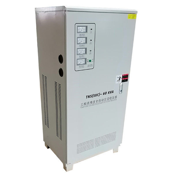 Tns-60KVA τριφασικός σταθεροποιητής τάσης εναλλασσόμενου ρεύματος πλήρης αυτόματος ηλεκτρικός