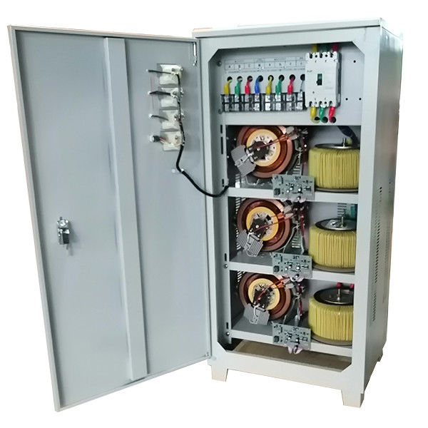 Tns-60KVA τριφασικός σταθεροποιητής τάσης εναλλασσόμενου ρεύματος πλήρης αυτόματος ηλεκτρικός