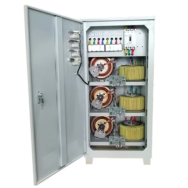 Tns-60KVA τριφασικός σταθεροποιητής τάσης εναλλασσόμενου ρεύματος πλήρης αυτόματος ηλεκτρικός